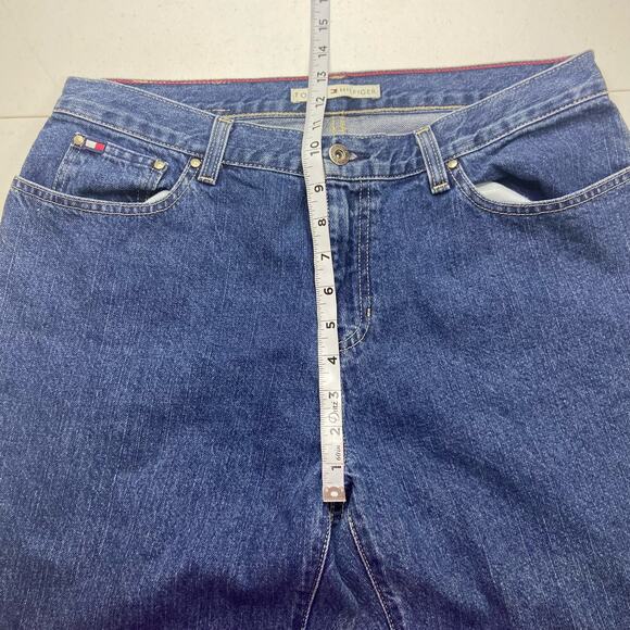 Tommy Hilfiger Vintage Straight Jeans‎ Women's 10 Long 90's Y2K Classic Preppy - Picture 10 of 13